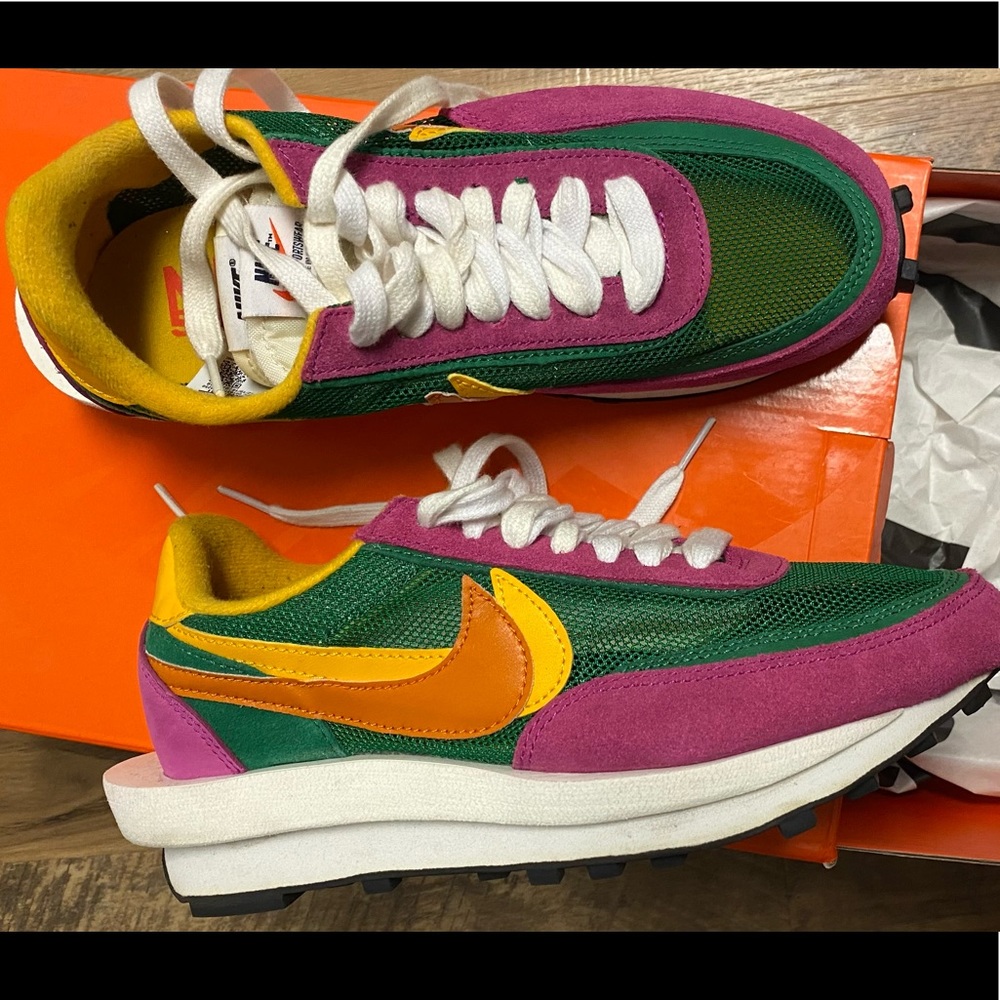 Nike LD waffle sacai pine green